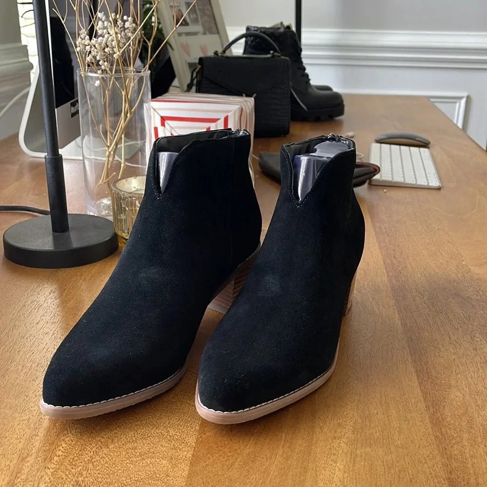 Black waterproof boots size 6.5 7 8.5 10 - Picture 3 of 6
